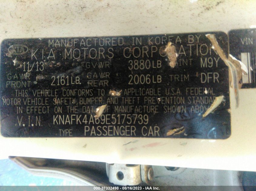 2014 KIA FORTE LX - KNAFK4A69E5175739