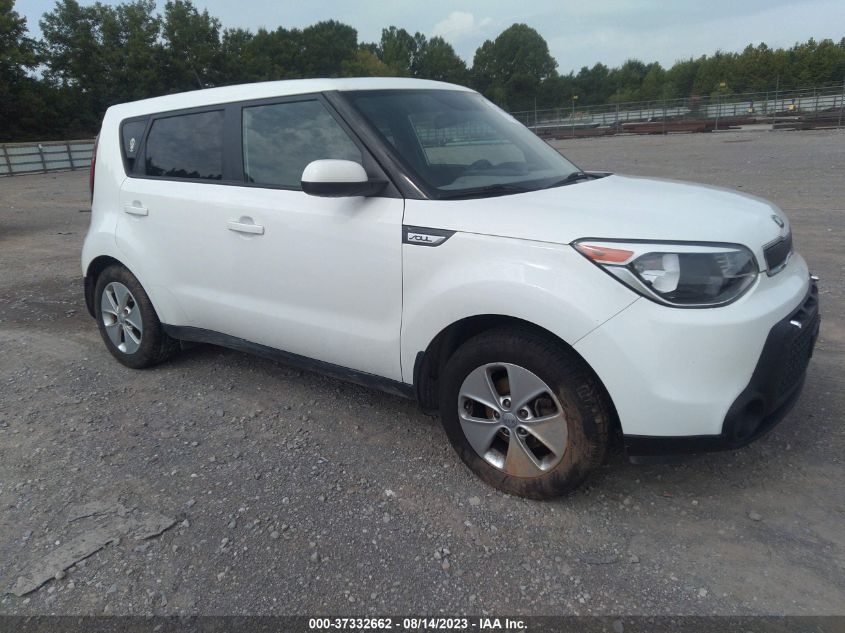 2016 KIA SOUL BASE - KNDJN2A25G7277634