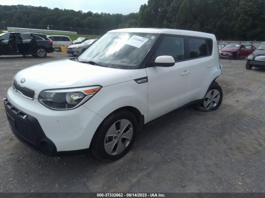 2016 KIA SOUL BASE - KNDJN2A25G7277634