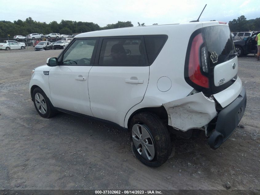 2016 KIA SOUL BASE - KNDJN2A25G7277634