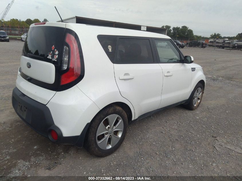 2016 KIA SOUL BASE - KNDJN2A25G7277634