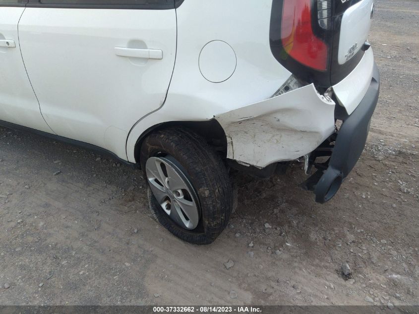 2016 KIA SOUL BASE - KNDJN2A25G7277634
