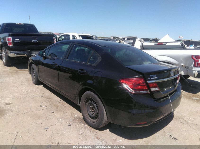 2013 HONDA CIVIC SDN LX - 2HGFB2F59DH567670