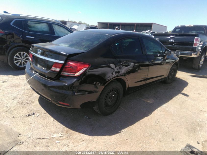 2013 HONDA CIVIC SDN LX - 2HGFB2F59DH567670