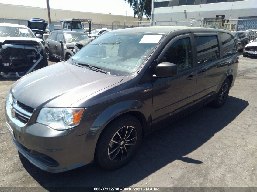 2017 DODGE GRAND CARAVAN SE - 2C4RDGBG1HR630285