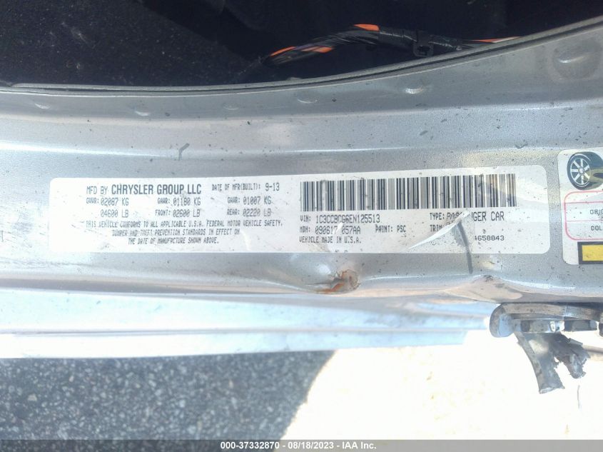 2014 CHRYSLER 200 LIMITED - 1C3CCBCG6EN125513