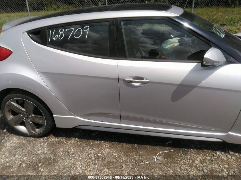 2015 HYUNDAI VELOSTER TURBO - KMHTC6AE4FU242563
