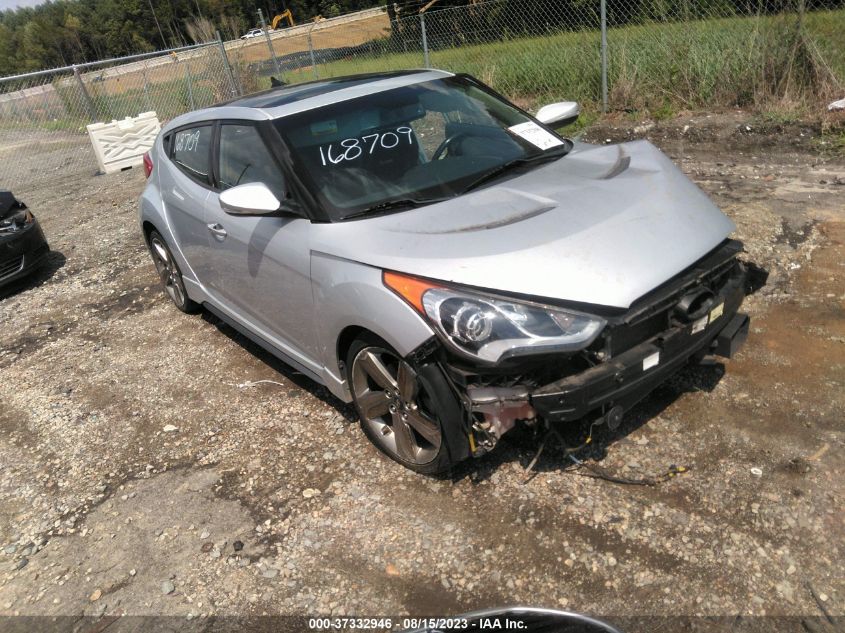 2015 HYUNDAI VELOSTER TURBO - KMHTC6AE4FU242563