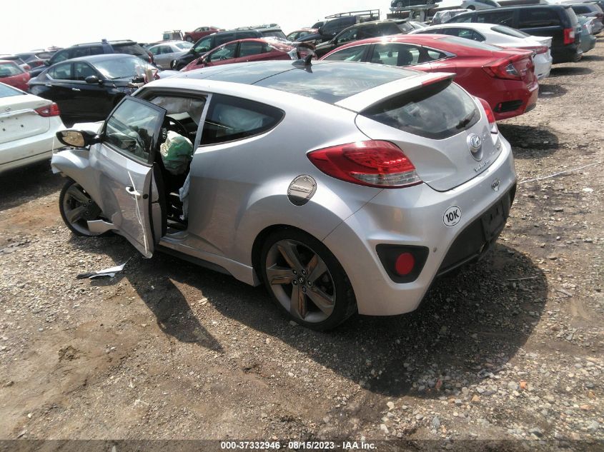 2015 HYUNDAI VELOSTER TURBO - KMHTC6AE4FU242563