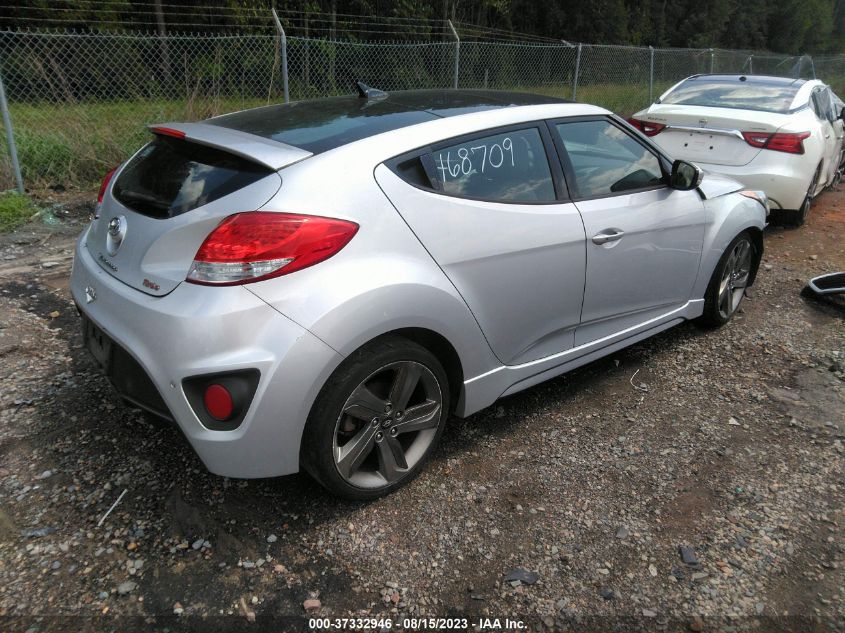 2015 HYUNDAI VELOSTER TURBO - KMHTC6AE4FU242563