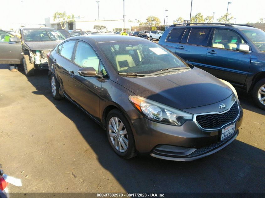 2014 KIA FORTE LX - KNAFX4A60E5240429