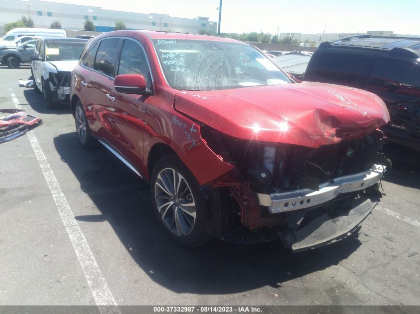 2019 ACURA MDX W/TECHNOLOGY PKG - 5J8YD3H56KL006347