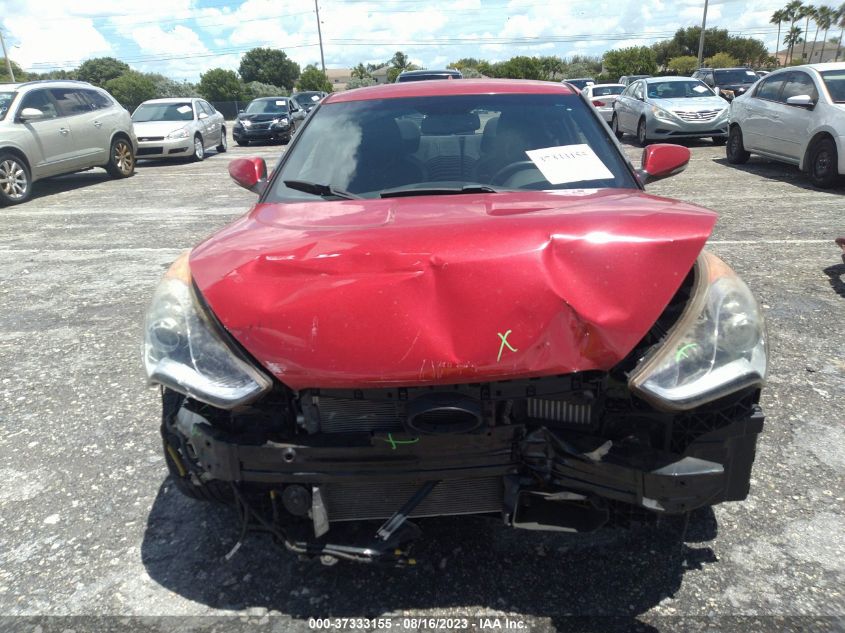 2016 HYUNDAI VELOSTER TURBO - KMHTC6AE6GU276036