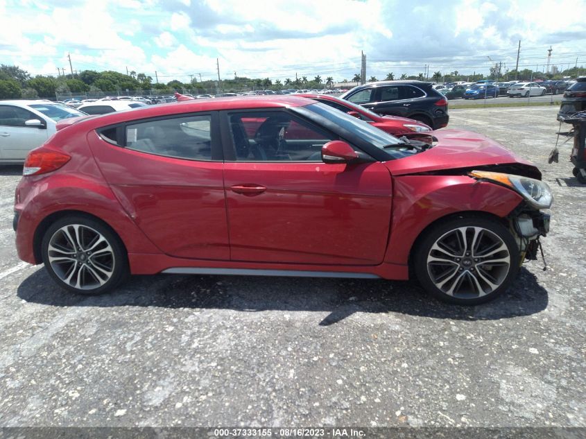 2016 HYUNDAI VELOSTER TURBO - KMHTC6AE6GU276036