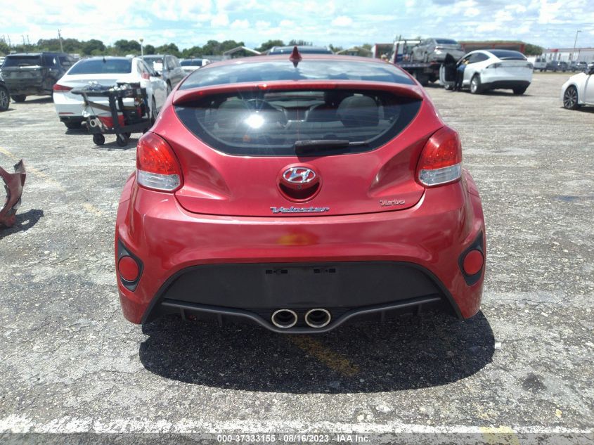 2016 HYUNDAI VELOSTER TURBO - KMHTC6AE6GU276036
