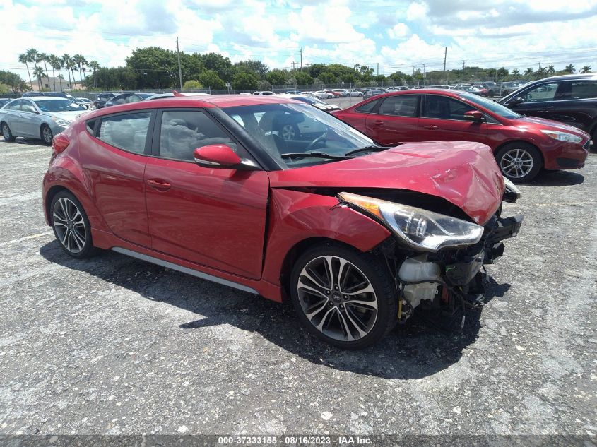 2016 HYUNDAI VELOSTER TURBO - KMHTC6AE6GU276036