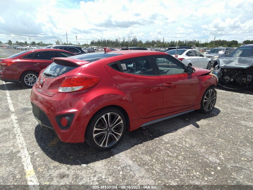 2016 HYUNDAI VELOSTER TURBO - KMHTC6AE6GU276036