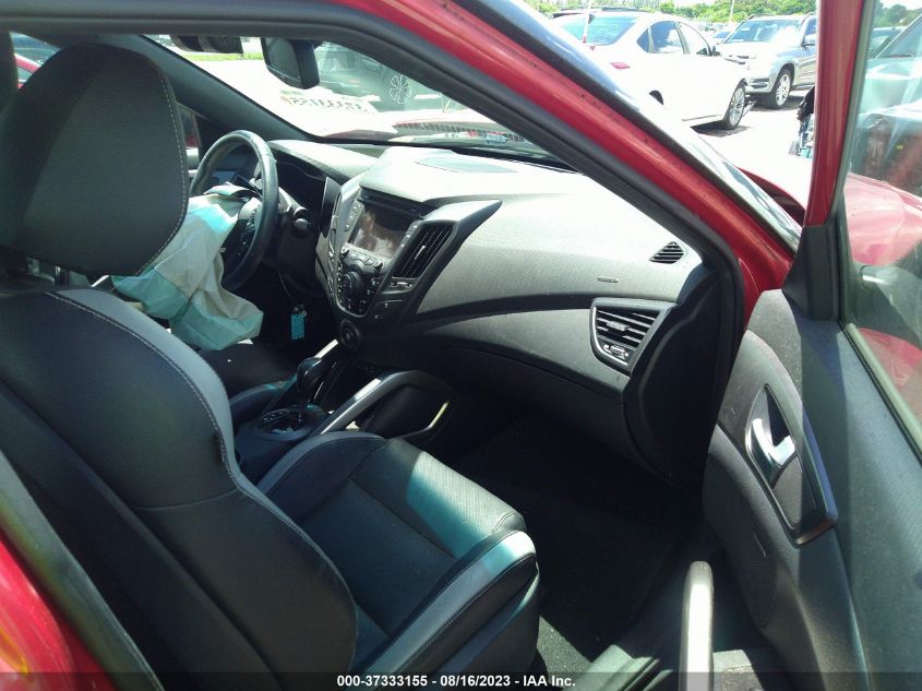 2016 HYUNDAI VELOSTER TURBO - KMHTC6AE6GU276036