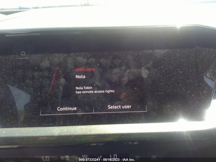 2022 AUDI Q4 E-TRON PREMIUM PLUS WA1L2BFZ1NP030559
