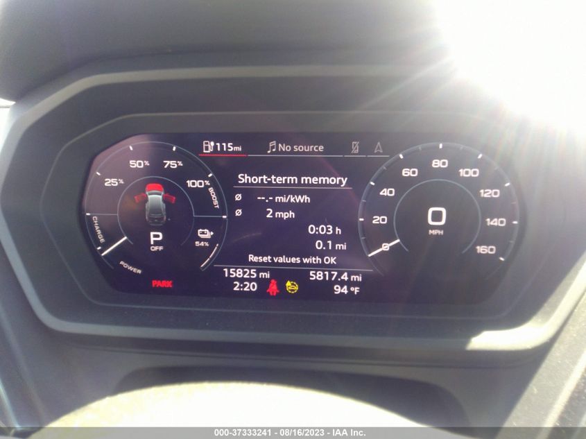 2022 AUDI Q4 E-TRON PREMIUM PLUS WA1L2BFZ1NP030559