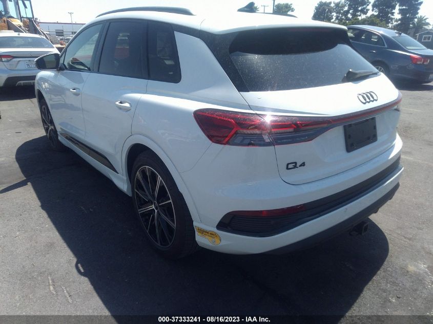 2022 AUDI Q4 E-TRON PREMIUM PLUS WA1L2BFZ1NP030559