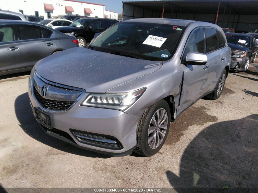 2015 ACURA MDX TECHNOLOGY - 5FRYD3H41FB008651
