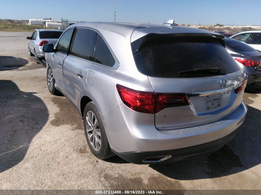 2015 ACURA MDX TECHNOLOGY - 5FRYD3H41FB008651