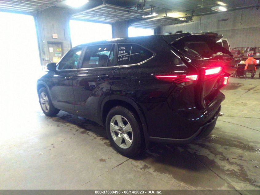 VIN 5TDKDRBHXPS043028 2023 TOYOTA HIGHLANDER L/LE/XLE/XSE/LIMITED