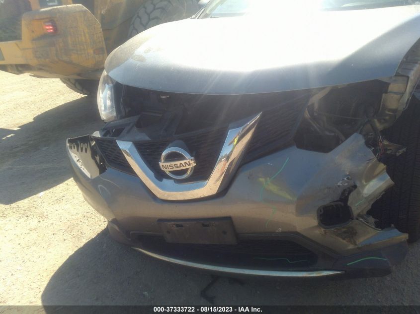 2016 NISSAN ROGUE SV/SL/S - KNMAT2MV7GP688318