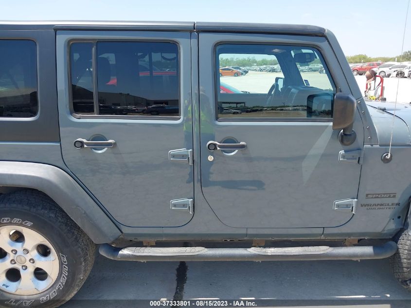 2015 JEEP WRANGLER UNLIMITED SPORT - 1C4BJWDG8FL774214