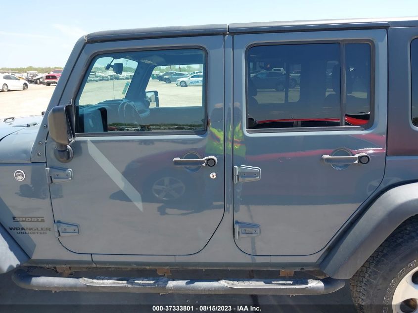 2015 JEEP WRANGLER UNLIMITED SPORT - 1C4BJWDG8FL774214