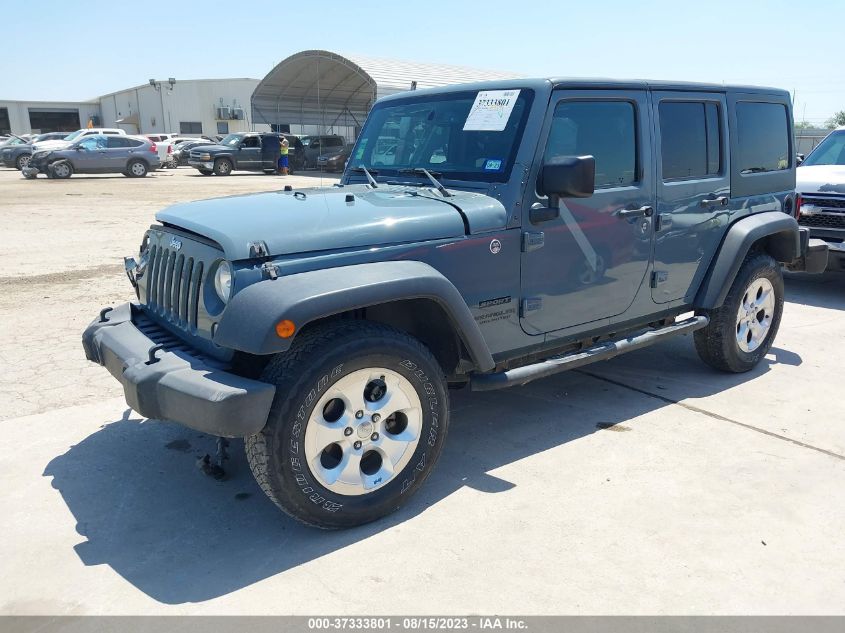 2015 JEEP WRANGLER UNLIMITED SPORT - 1C4BJWDG8FL774214
