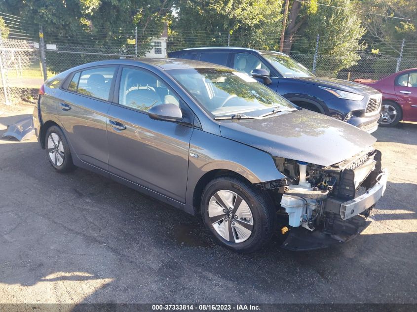 2019 HYUNDAI IONIQ HYBRID BLUE - KMHC65LC1KU181180
