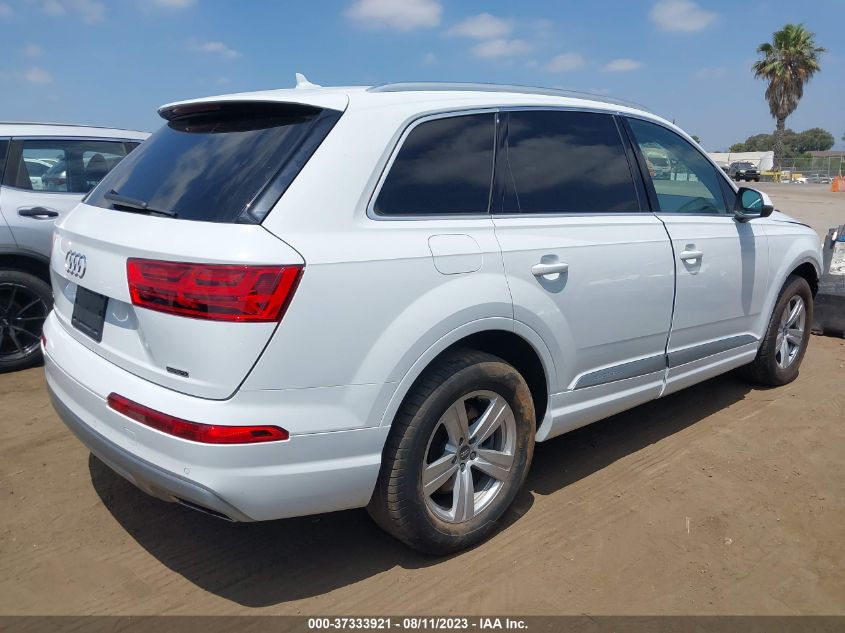 2019 AUDI Q7 PREMIUM/SE PREMIUM - WA1AHAF75KD022301