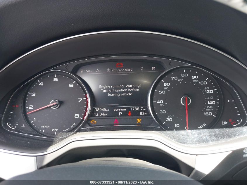 2019 AUDI Q7 PREMIUM/SE PREMIUM - WA1AHAF75KD022301