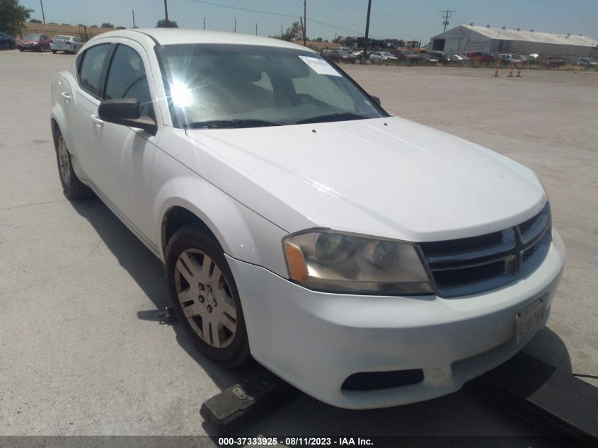 2013 DODGE AVENGER SE - 1C3CDZAB7DN710354