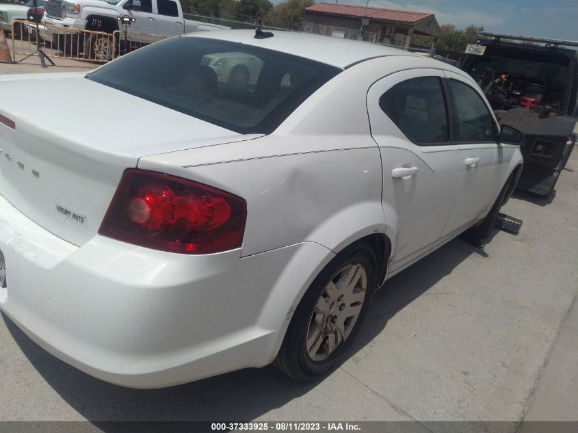 2013 DODGE AVENGER SE - 1C3CDZAB7DN710354