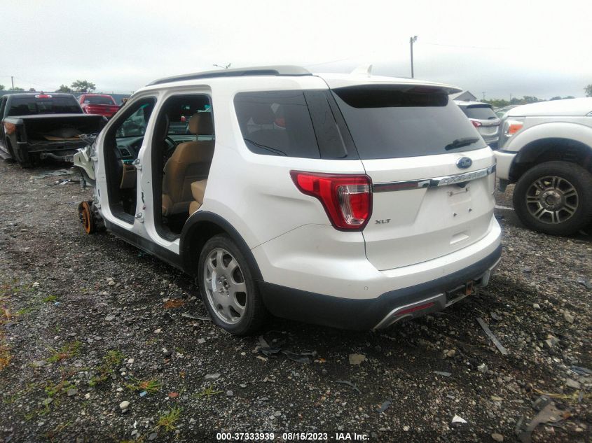 2016 FORD EXPLORER XLT - 1FM5K7D81GGB51323