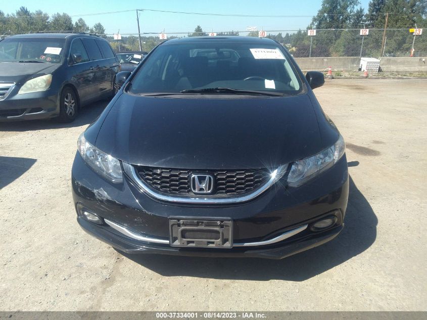 2013 HONDA CIVIC SDN EX-L - 19XFB2F96DE209424