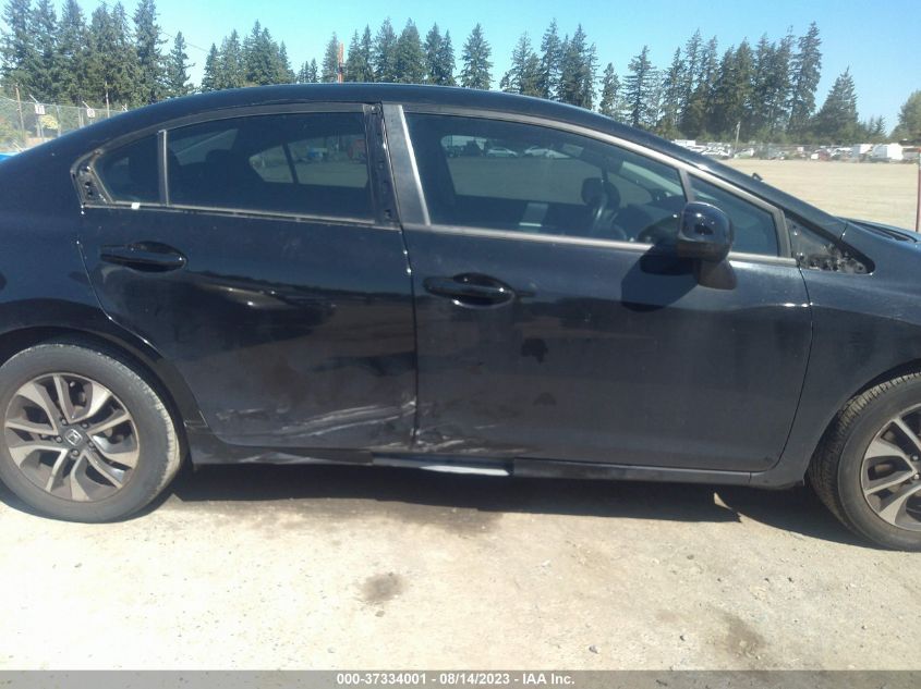 2013 HONDA CIVIC SDN EX-L - 19XFB2F96DE209424