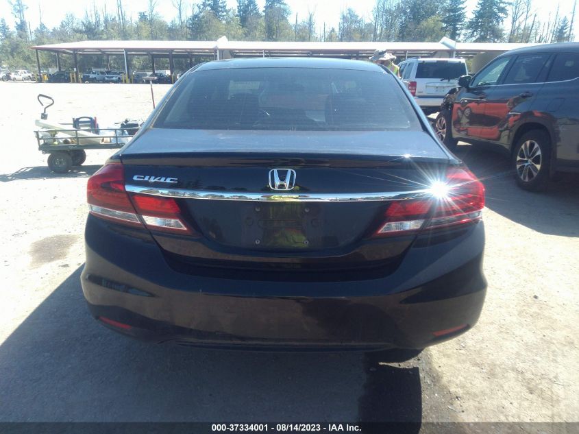 2013 HONDA CIVIC SDN EX-L - 19XFB2F96DE209424