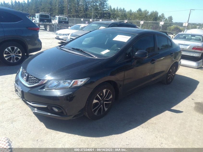 2013 HONDA CIVIC SDN EX-L - 19XFB2F96DE209424