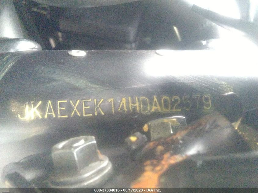 2017 KAWASAKI EX650 F - JKAEXEK14HDA02579