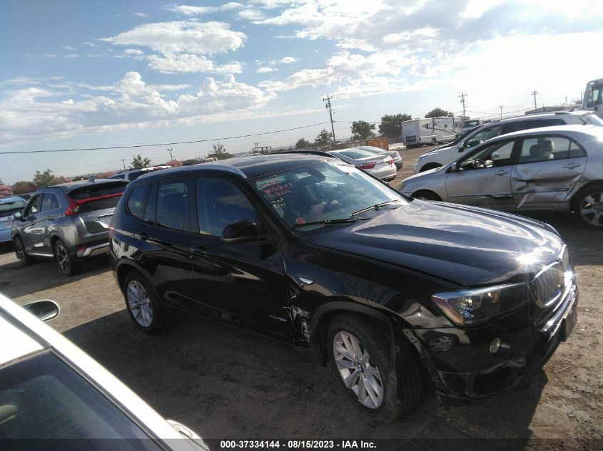 2017 BMW X3 XDRIVE28I - 5UXWX9C38H0T22718