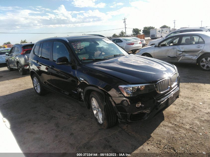 2017 BMW X3 XDRIVE28I - 5UXWX9C38H0T22718