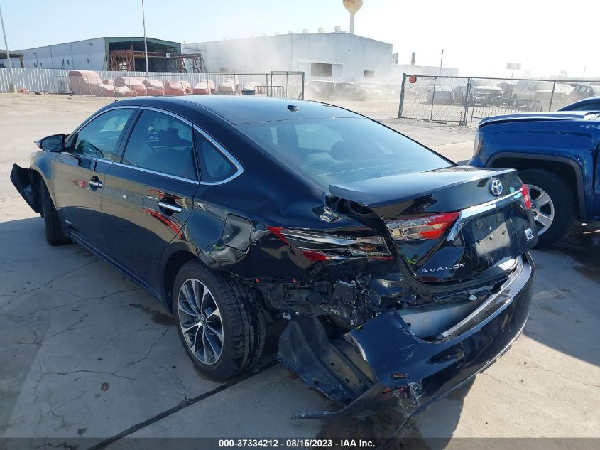 2016 TOYOTA AVALON HYBRID XLE PREMIUM/LIMITED 4T1BD1EB0GU051798