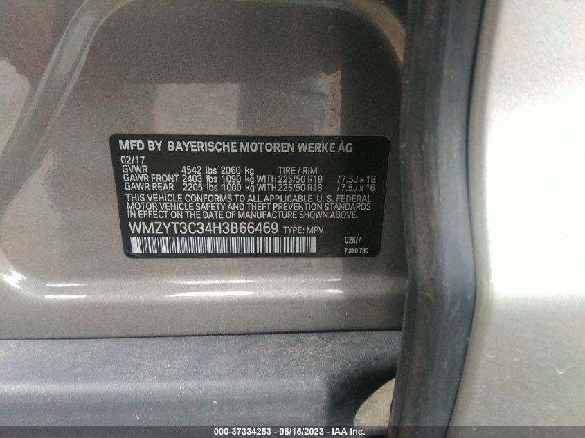 2017 MINI COUNTRYMAN COOPER S - WMZYT3C34H3B66469