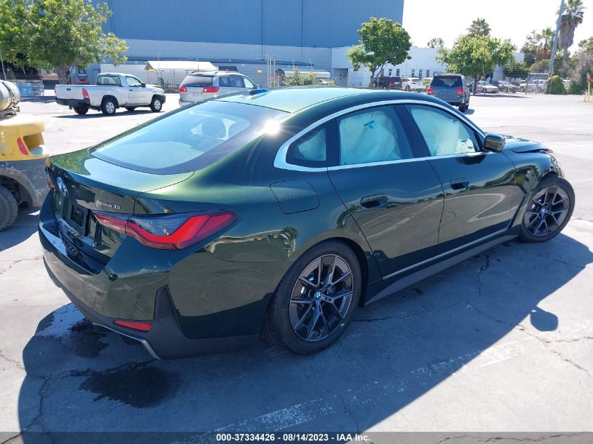 2023 BMW I4 EDRIVE35 WBY43AW02PFR19798