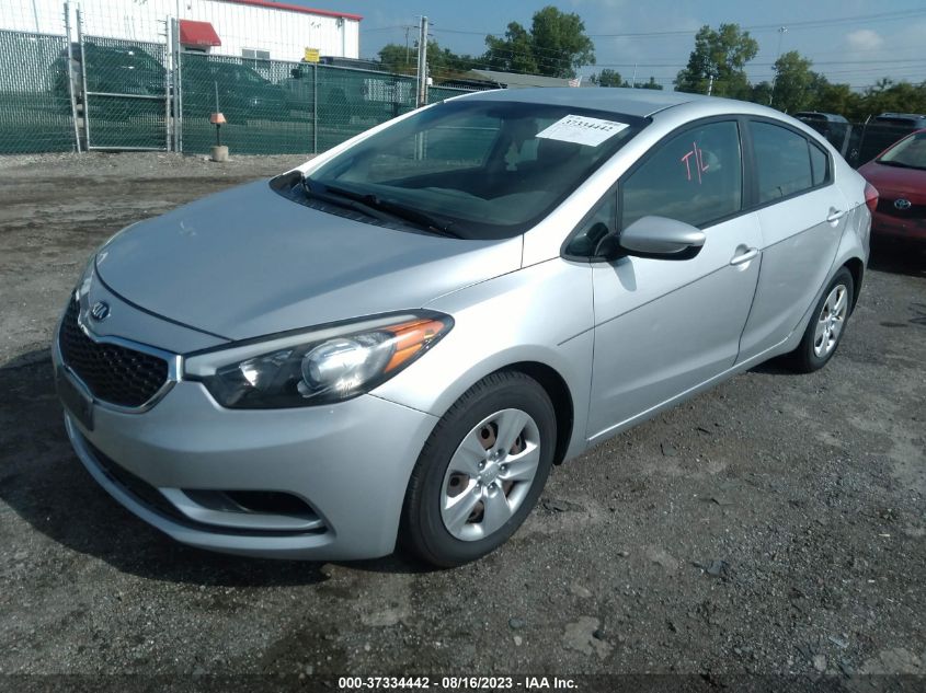 2016 KIA FORTE LX - KNAFK4A62G5552897