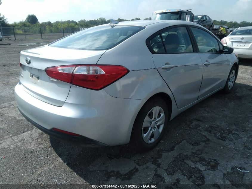 2016 KIA FORTE LX - KNAFK4A62G5552897